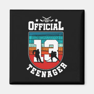 Aimant Adolescent officiel 13e anniversaire garçon de 13