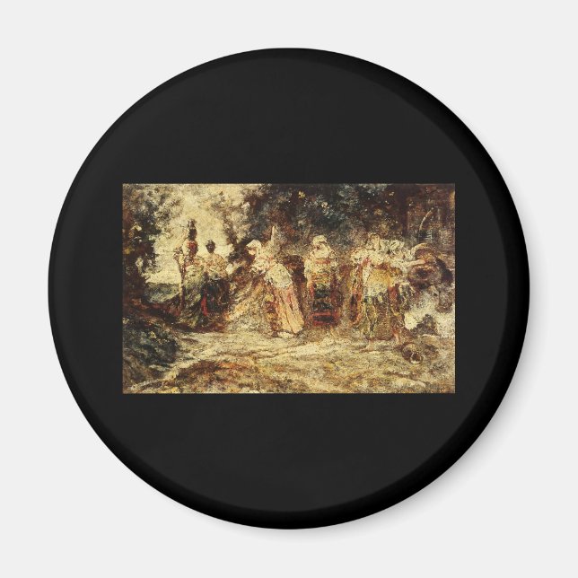 Aimant Adolphe Monticelli Au Puits (Devant)