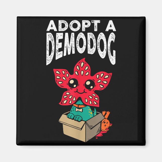 Aimant Adopt A Demodog Shirt Kids Women Men Cute Funny Do (Devant)