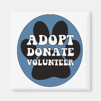 Aimant Adopter le bénévole