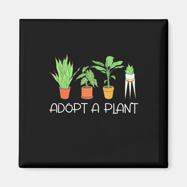 Aimant Adopter Un Plante (Devant)