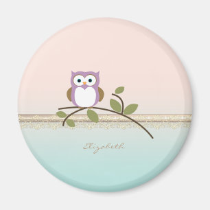 Aimant Adorable Girly Cute Owl
