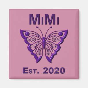 Aimant Adorable Papillon Mimi "Est 2020"