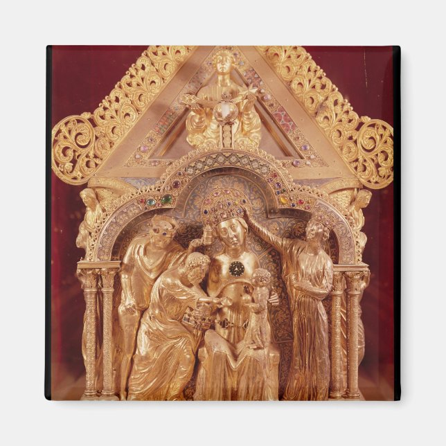 Aimant Adoration de la Magi, extrémité à pignons (Devant)