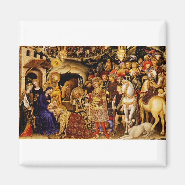 Aimant Adoration des mages par Gentile da Fabriano (Devant)