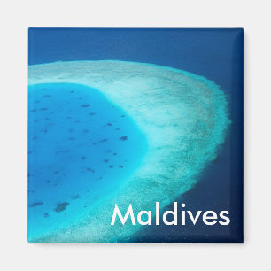 Aimant Aerial view of Maldives atoll