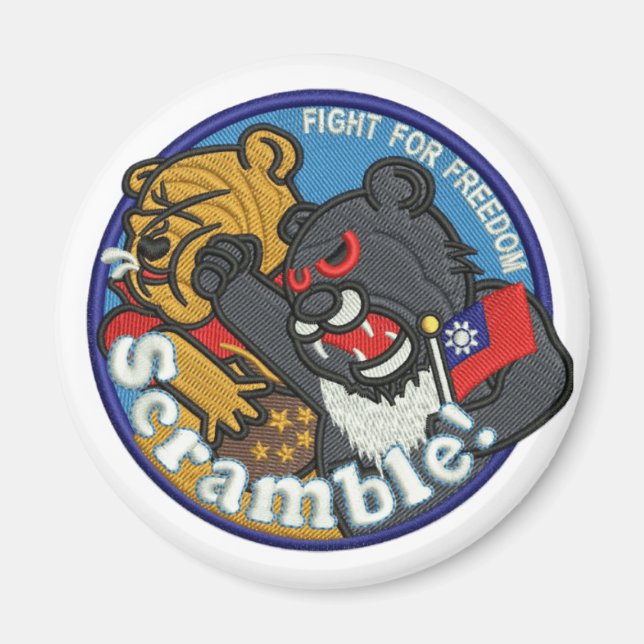 Aimant Aéronef de l'armée de l'air de Taïwan (Devant)