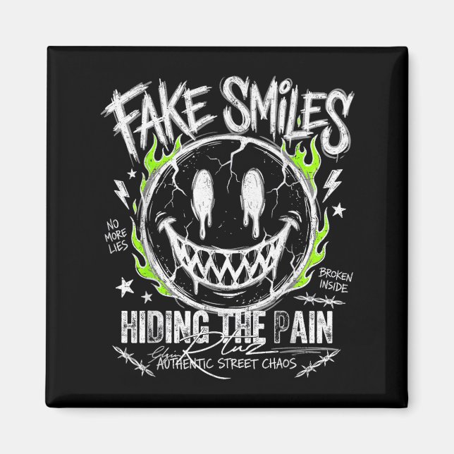 Aimant Aesthetic Vintage Streetwear Fashion Women Men Ret (Devant)