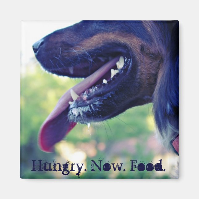 Aimant affamé pour réfrigérateur (Devant)