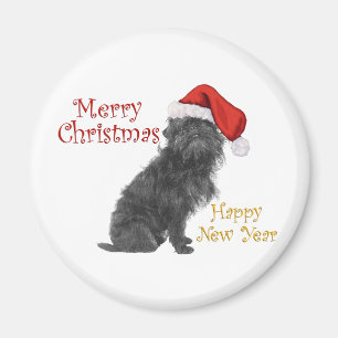 Aimant Affenpinscher Noël