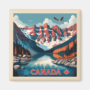 Aimant Affiche Canada Travel