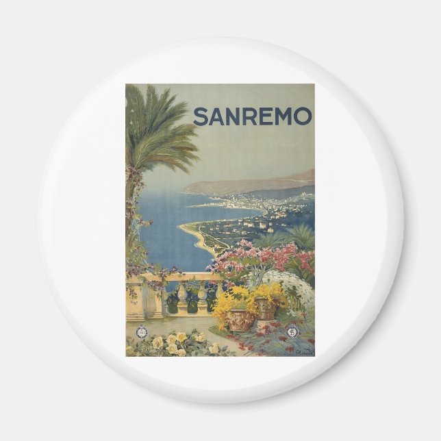 Aimant Affiche de Sanremo 1920 (Devant)