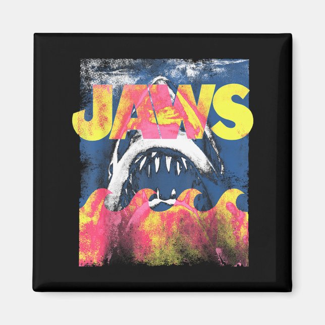 Aimant Affiche de vague de chaleur Jaws  (Devant)