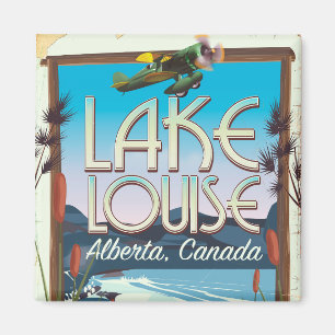 Aimant Affiche de voyage de Lake Louise, Alberta Canada