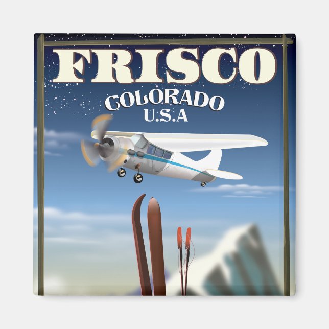 Aimant Affiche de voyage Frisco Colorado USA (Devant)