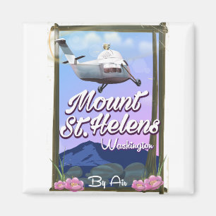 Aimant Affiche de voyage Mont St. Helens Washington