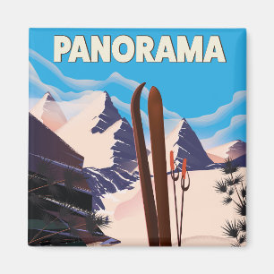 Aimant Affiche de voyage Panorama Canada