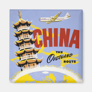 Aimant Affiche de voyage pour Northwest Orient Airlines