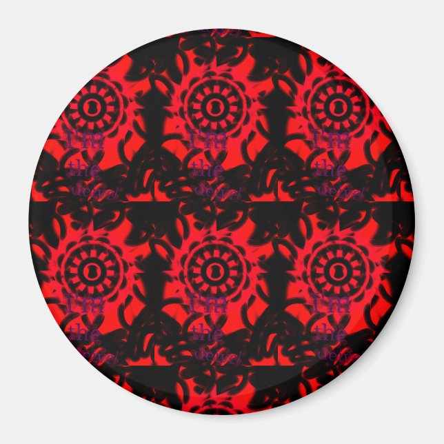 Aimant Affiche. Je suis le diable  (Devant)