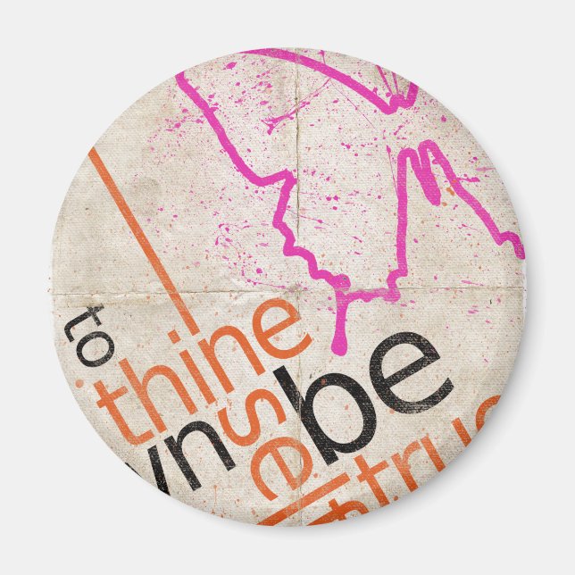 Aimant Affiche motivationnelle (Devant)