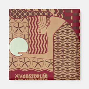 Aimant Affiche pour la 14ème exposition de Vienne