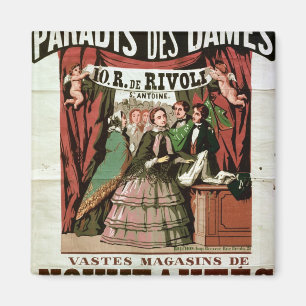 Aimant Affiche publicitaire "Au Paradis des Dames"
