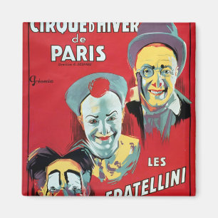 Aimant Affiche publicitaire du Cirque d'Hiver de Paris
