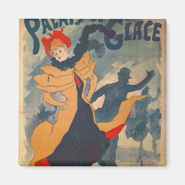 Aimant Affiche publicitaire du Palais de Glace (Devant)