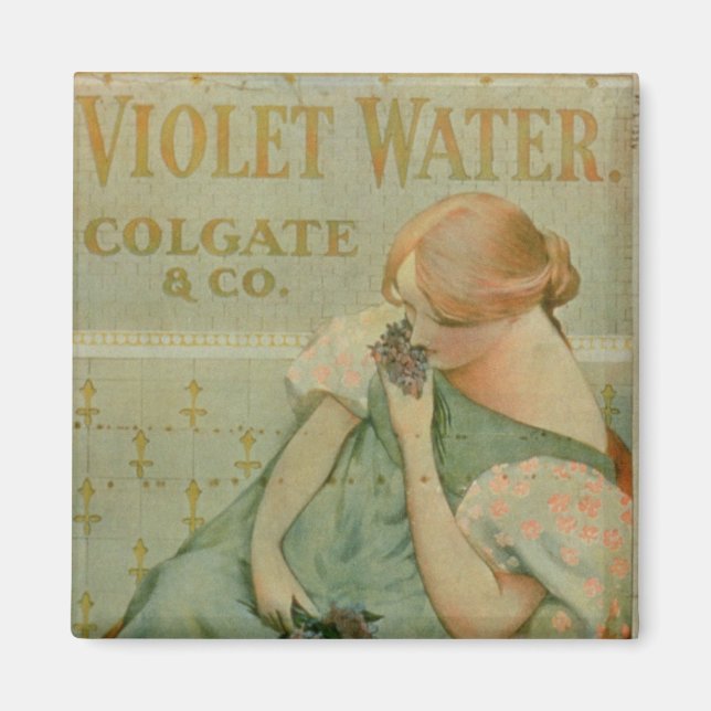 Aimant Affiche publicitaire 'Violet Water', par Colgate & (Devant)