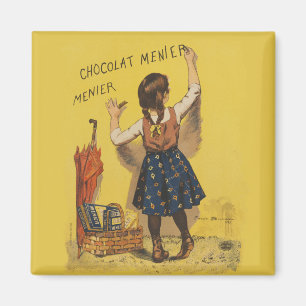 Aimant Affiche vintage Chocolat Menier française Art Boui