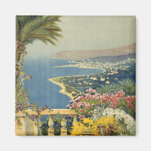 Aimant Affiche Vintage voyage De San Remo Depuis Une Terr