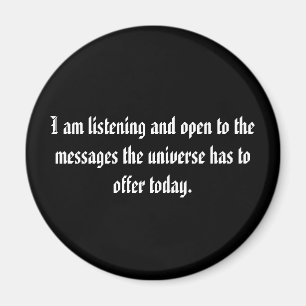 Aimant Affirmation