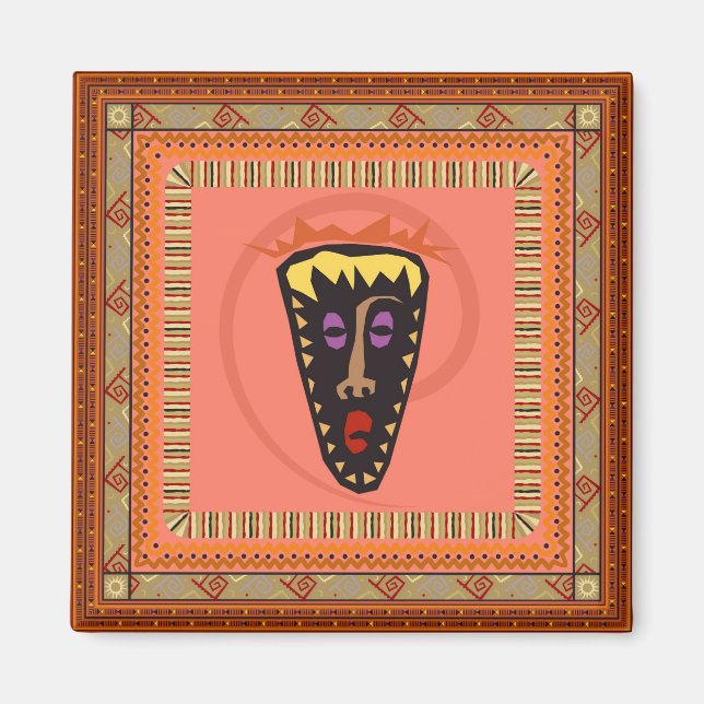 Aimant African mask (Devant)