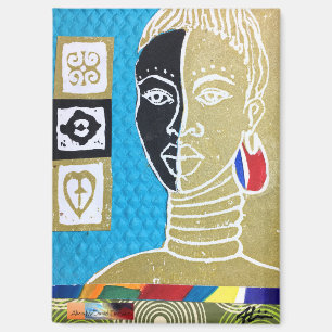 Aimant African Queen II Art par Alicia McDaniel Fine Art
