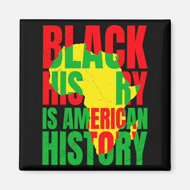 Aimant Afrika Histoire noire Histoire américaine Usa Afri (Devant)