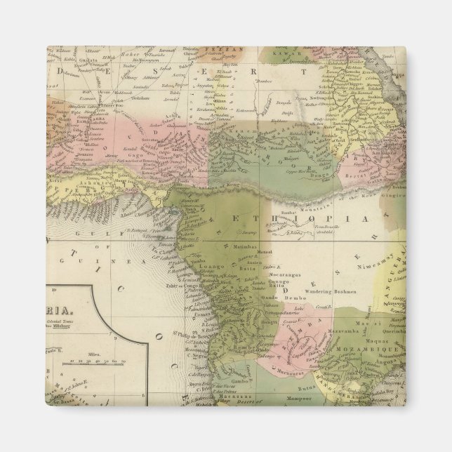 Aimant Afrique 25 (Devant)