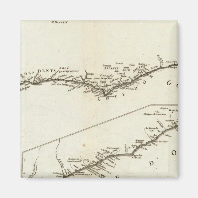 Aimant Afrique centrale et occidentale (Devant)
