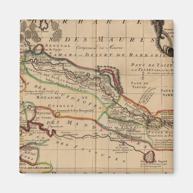 Aimant Afrique de l'Ouest 3 (Devant)
