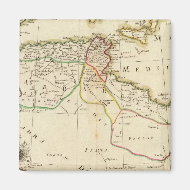 Aimant Afrique du Nord (Devant)