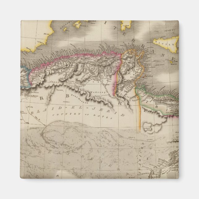 Aimant Afrique du Nord 2 (Devant)