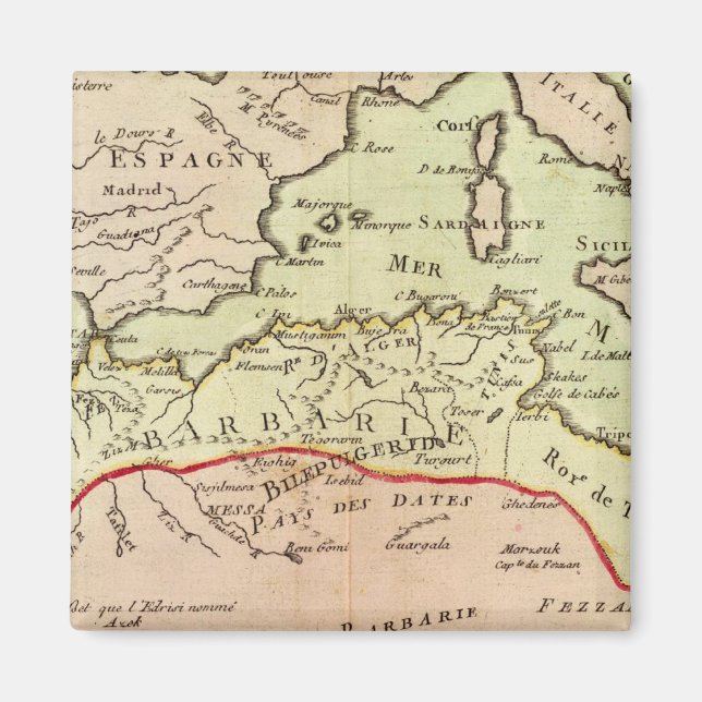 Aimant Afrique du Nord 2 (Devant)