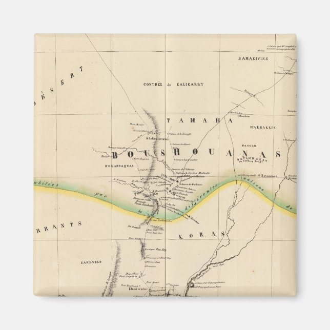 Aimant Afrique du Sud 51 (Devant)