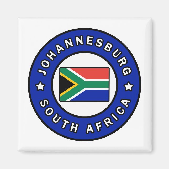 Aimant Afrique du Sud de Johannesburg (Devant)