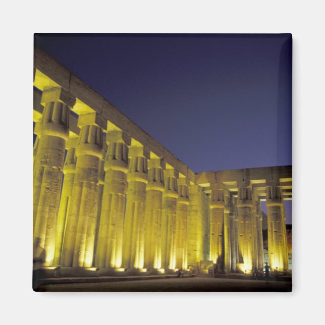 Aimant Afrique, Egypte, Louxor. Cour solaire d'Amenhotep (Devant)