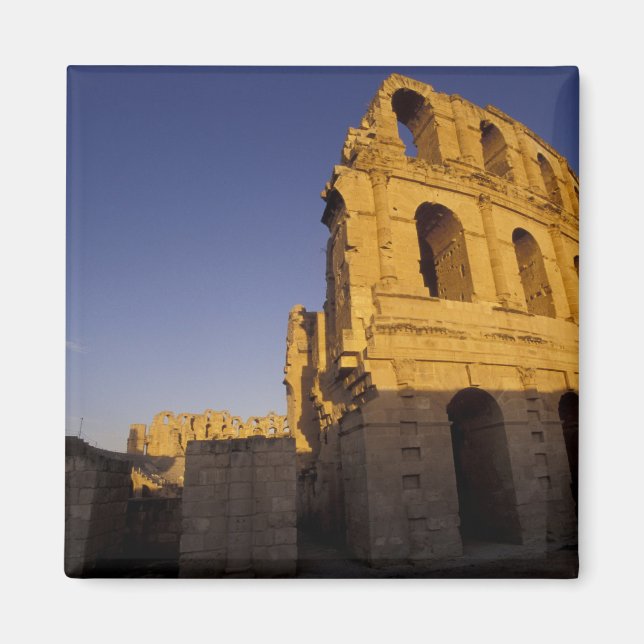 Aimant Afrique, Tunisie, El Jem. Ruines d'un romain (Devant)
