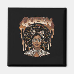 Aimant Afro-Américaine Pour Une Femme Noire Forte Et Éduq