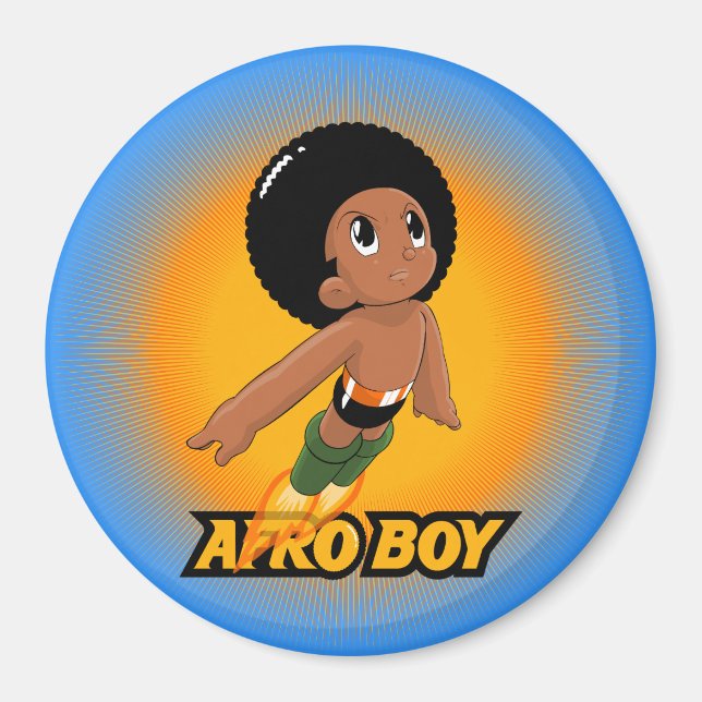 Aimant AfroBoy ! (Devant)