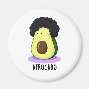 Aimant Afrocado Drôle Avocado Avec Pun Afro