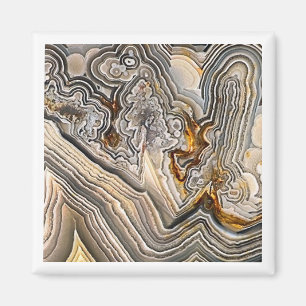 Aimant Agate folle de dentelle