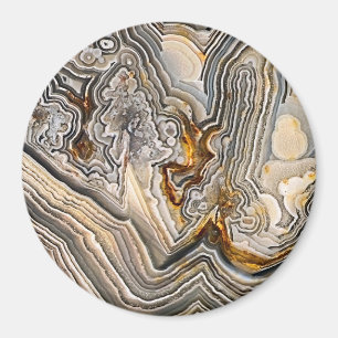 Aimant Agate folle de dentelle